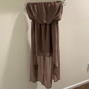 Cute brown flowy dress size medium
